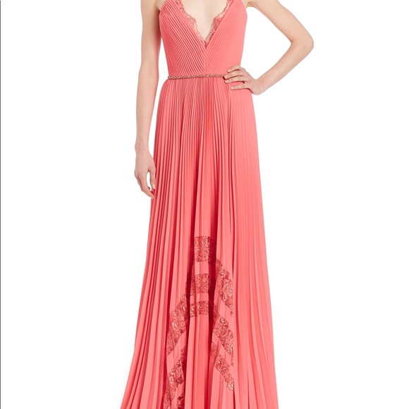 Badgley Mischka Women’s Spaghetti Strap Gown NWT - Picture 2 of 6
